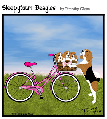 Sleepytown beagles Cartoon