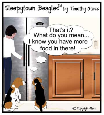 Sleepytown beagles Cartoon