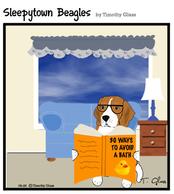 Sleepytown beagles Cartoon
