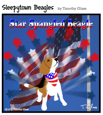 Sleepytown beagles Cartoon
