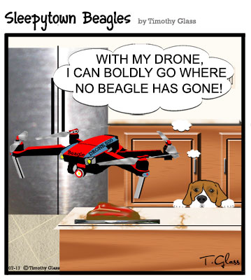 Sleepytown beagles Cartoon