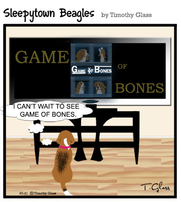 Sleepytown beagles Cartoon