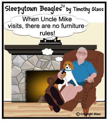 Sleepytown beagles Cartoon
