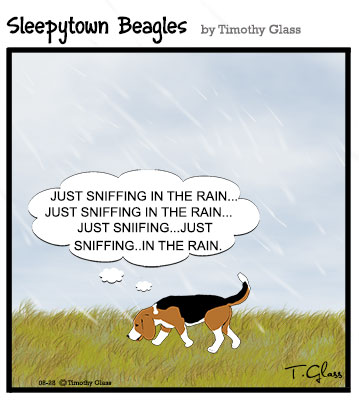 Sleepytown beagles Cartoon