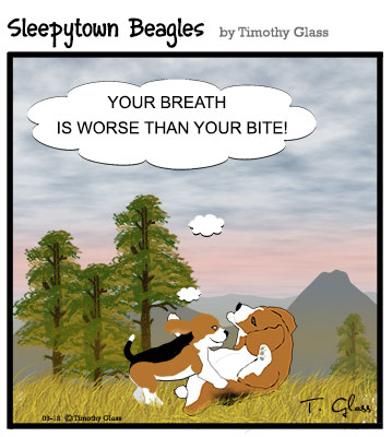 Sleepytown beagles Cartoon