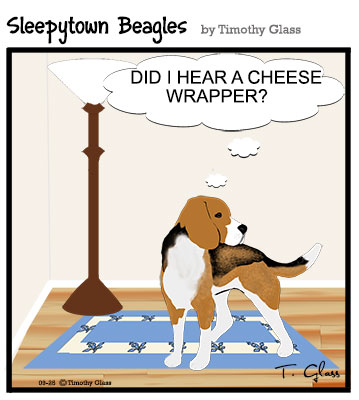 Sleepytown beagles Cartoon