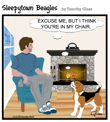 Sleepytown beagles Cartoon