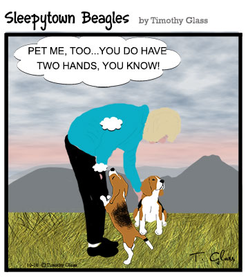 Sleepytown beagles Cartoon