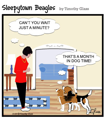 Sleepytown beagles Cartoon