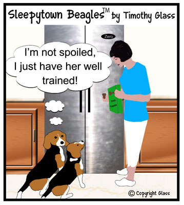 Sleepytown beagles Cartoon