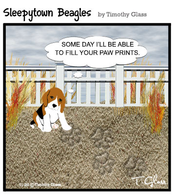 Sleepytown beagles Cartoon
