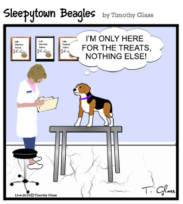 Sleepytown beagles Cartoon