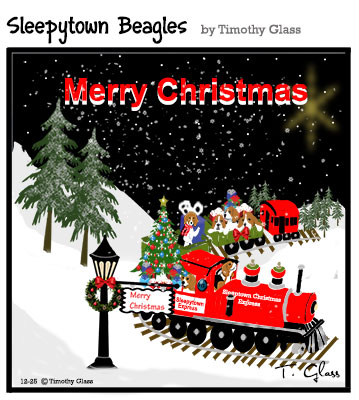 Sleepytown beagles Cartoon