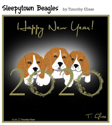 Sleepytown beagles Cartoon