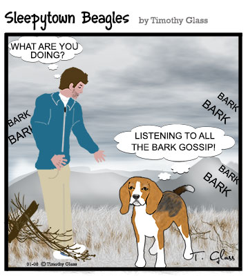 Sleepytown beagles Cartoon