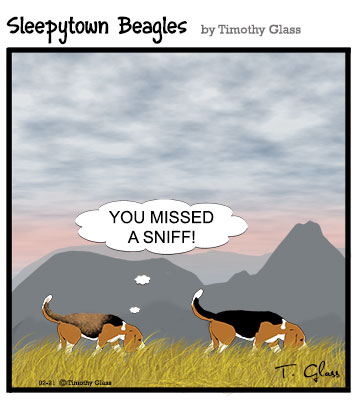 Sleepytown beagles Cartoon