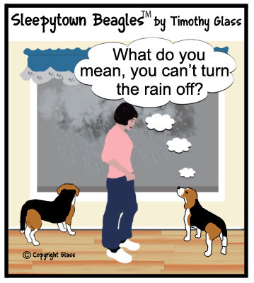 Sleepytown beagles Cartoon