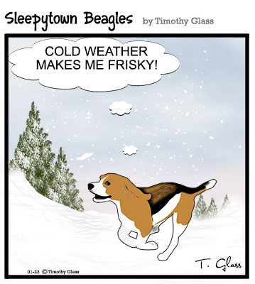 Sleepytown beagles Cartoon