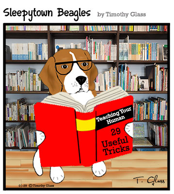 Sleepytown beagles Cartoon