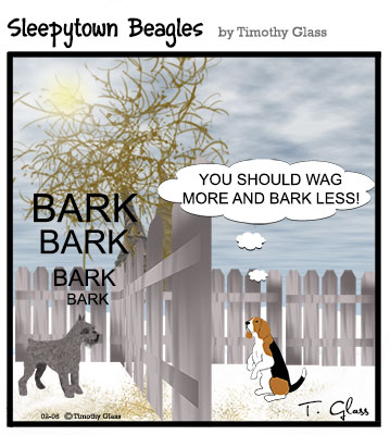 Sleepytown beagles Cartoon