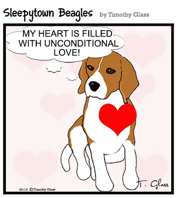 Sleepytown beagles Cartoon
