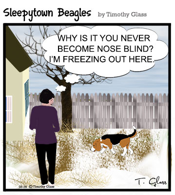 Sleepytown beagles Cartoon