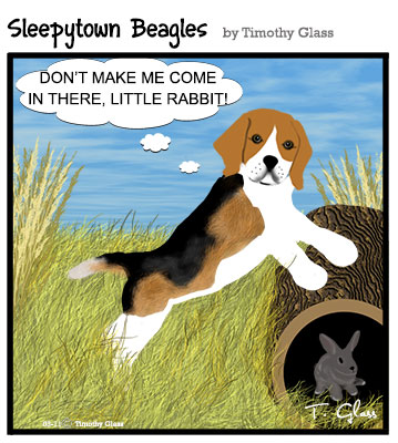 Sleepytown beagles Cartoon