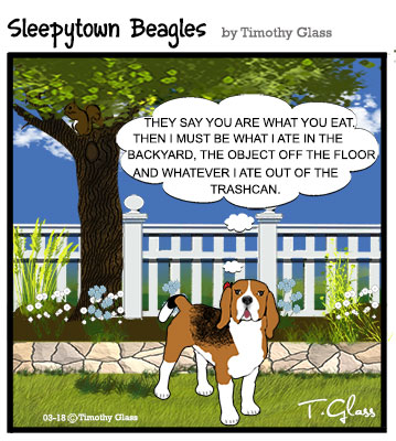 Sleepytown beagles Cartoon