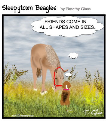 Sleepytown beagles Cartoon