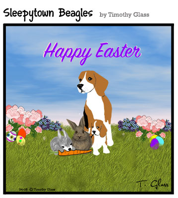 Sleepytown beagles Cartoon