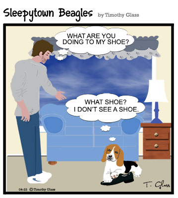Sleepytown beagles Cartoon