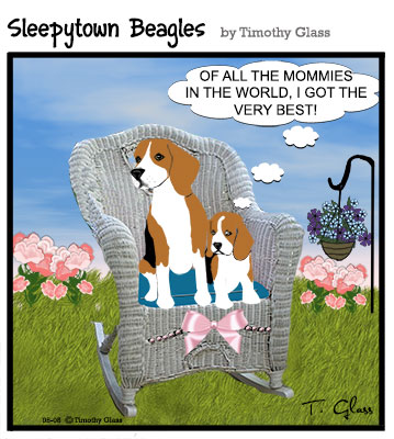 Sleepytown beagles Cartoon