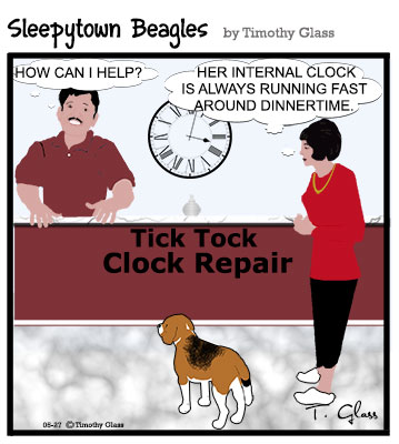 Sleepytown beagles Cartoon