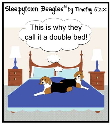 Sleepytown beagles Cartoon