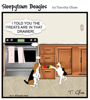 Sleepytown beagles Cartoon