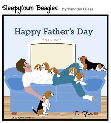 Sleepytown beagles Cartoon