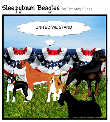 Sleepytown beagles Cartoon
