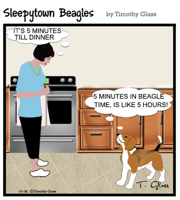 Sleepytown beagles Cartoon
