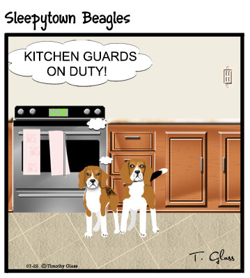 Sleepytown beagles Cartoon