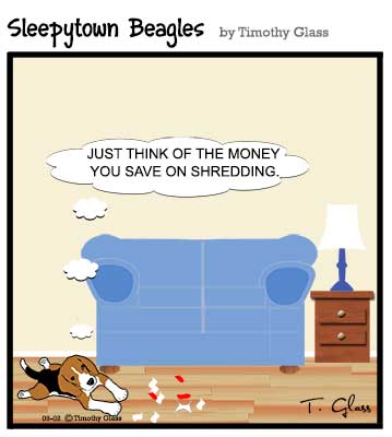 Sleepytown beagles Cartoon
