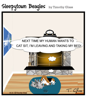 Sleepytown beagles Cartoon