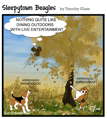 Sleepytown beagles Cartoon