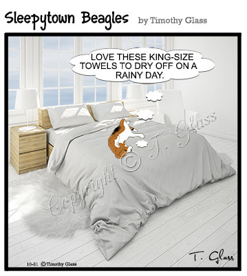 Sleepytown beagles Cartoon