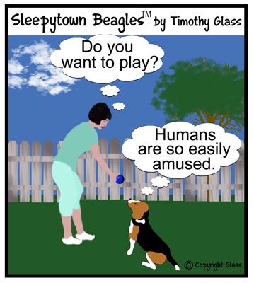 Sleepytown beagles Cartoon