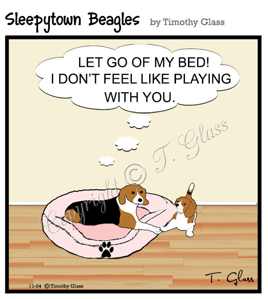 Sleepytown beagles Cartoon