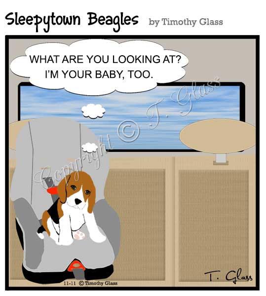 Sleepytown beagles Cartoon