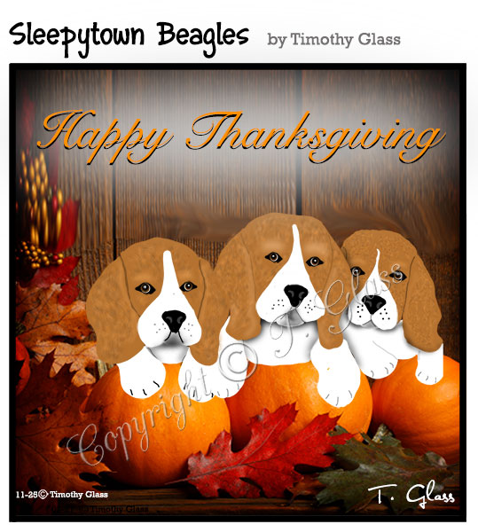 Sleepytown beagles Cartoon