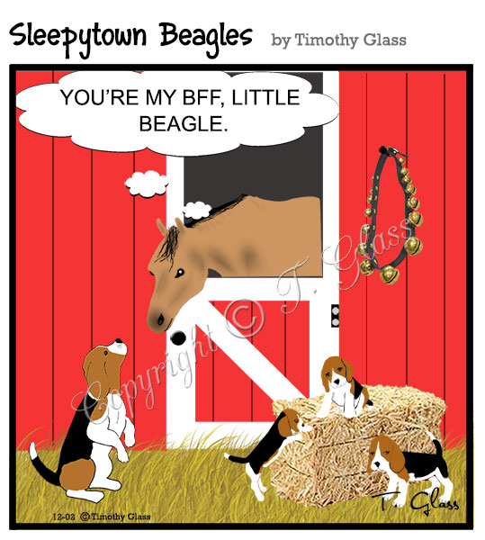 Sleepytown beagles Cartoon
