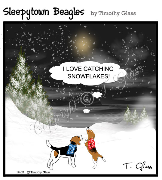 Sleepytown beagles Cartoon