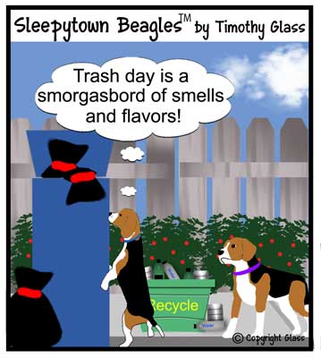 Sleepytown beagles Cartoon